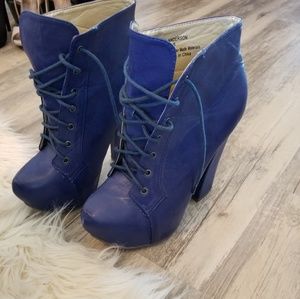 Chunky heel ankle boots